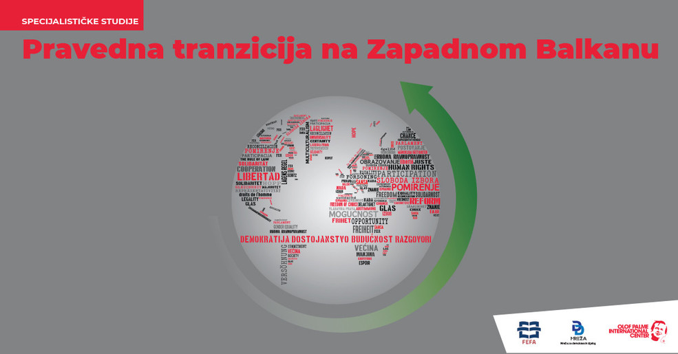 Konkurs za specijalističke studije: Pravedna tranzicija na Zapadnom Balkanu